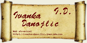 Ivanka Danojlić vizit kartica